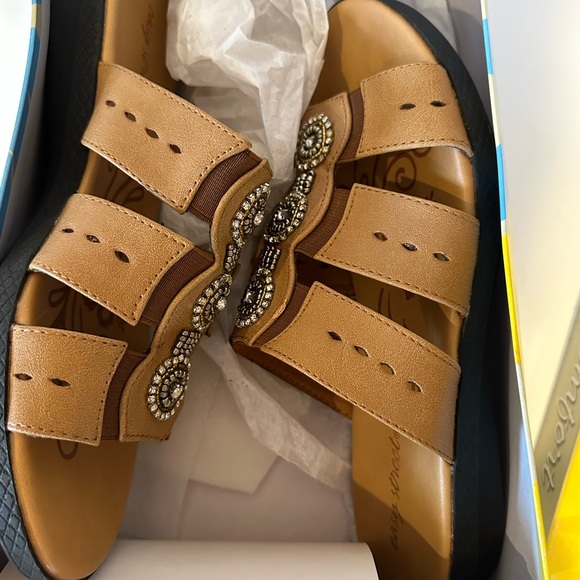 Easy Street, Nori Slide on sandal, Sz 9M - Picture 2 of 5